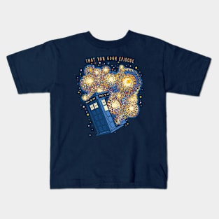 Travel Time Van Gogh Episode by Tobe Fonseca Kids T-Shirt